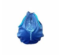 TISHITA Bolsa para Pelota de Gimnasia Bolsa de Almacenamiento Saco Mochila Funda con Cordón Diseño Redondeado Que Protege y Mantiene Todo Ordenado Adecuada, Azul, Azul Real, L