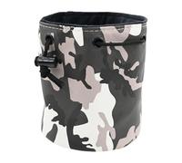 TISHITA Bolsa Porta Pelotas de Golf Organizador de Equipos con Cordón Cierre PU Resistente Al Agua para Mujeres Hombres Adecuada para Gimnasio Viaje Camping, Gris