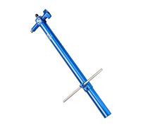 TISHITA Calibrador de Alineación de Cuadro de Bicicleta Medidor de Colgador Trasero Herramienta para Corregir Desviaciones Barra de Medición en Aleación Resis, Azul