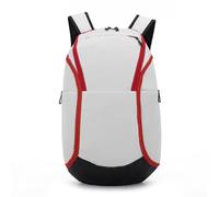 TISHITA Carrier Mochila Deportiva con Compartimento Inferior para Balón Bolsa para Zapatos Organizador con Bolsillos Laterales Mochila 25 L en Oxford Adecuada, Array, Blanco Rojo, 25L