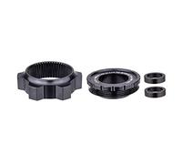 TISHITA Center Lock Adaptador Bicicleta Set de Conversión Freno Disco Rotor Accesorio Eje Thru Axle 9mm 12mm 15mm Durabilidad de Aluminio Adecuado para Ciclis, 15x100MM hasta 15x110MM