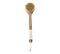 TISHITA Cepillo de Baño para El Cuerpo, Exfoliante de Espalda con Mango Largo de Madera, Masajeador Corporal para El Hogar.
