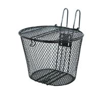 TISHITA Cesta Delantera para Bicicleta con Tapa, para Compras, Paseos, Transportín Portátil de Malla Metálica para Perros.