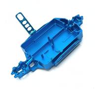 TISHITA Chasis para Coche RC Bastidor Placa Inferior Base de Montaje de Aluminio CNC con Diseño Robusto Asegura Alineación Interna y Gestión Térmica Adecuado, Azul Cielo
