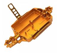 TISHITA Chasis para Coche RC Bastidor Placa Inferior Base de Montaje de Aluminio CNC con Diseño Robusto Asegura Alineación Interna y Gestión Térmica Adecuado, Dorado