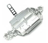 TISHITA Chasis para Coche RC Bastidor Placa Inferior Base de Montaje de Aluminio CNC con Diseño Robusto Asegura Alineación Interna y Gestión Térmica Adecuado, Plata