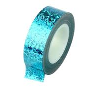 TISHITA Cinta para Aros de Gimnasia Rítmica Accesorio Decorativo Brillante para Embellecimiento de Aros Manualidades Escolares Creación Artística Adecuada Par, Azul Claro