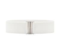TISHITA Cinturón Ancho para Mujer con Hebillas Decorativas Y Banda Elástica Cinturón de Diseño Elegante para Prendas Femeninas Adecuado para Fiest, blanco, universal