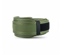 TISHITA Cinturón de Halterofilia Cinturón de Levantamiento Cinturón de Potencia Cinturón Lumbar Faja Deportiva con Cierre Seguro y Diseño Reforzado para, Verde Militar, L