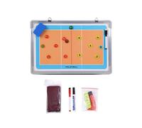TISHITA Coaches Board Pizarra Entrenador Magnética Borrable Estrategia Portátil Marcador Imanes Equipo Enseñanza Adecuada para Formación Táctica Deportiva Ens, Vóleibol