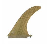 TISHITA de Surf de Longboard Central Quilla de Tabla Single Detalle Madera en Fibra de Vidrio para Ajustar Sensación y Agarre Adecuada para Sesiones Matutinas Escuela , 9.0 Pulgadas