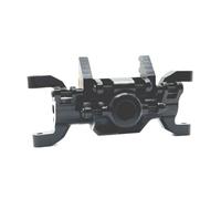 TISHITA Eje Delantero para Coche Teledirigido Carcasa Eje Frontal Caja Engranajes Cubierta Diferencial Aleación Aluminio 6061 Repuesto Compatibles Huanbo, Negro