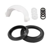 TISHITA Ensamble Sanitario Kit de Sellado para Inodoro Anillo de Sello de Junta de Brida del Armario Arandela Blanca Incluida Caucho Prevención de