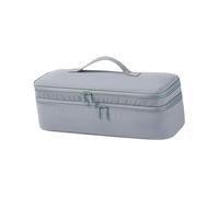 TISHITA Estuche para Secador de Pelo Bolsa de Viaje Organizadora de Doble Nivel Material Impermeable Resistente Adecuado para Salón Viaje Hogar Trabajo, Gris