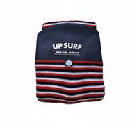 TISHITA Funda para Tabla de Surf Calcetín Protector Cubierta Elástica Poliéster Tejido con Bolsillo Interna y Cierre de Cordón Adecuada para Almacenamiento Surf Traslado, Rojo+Negro+Blanco, 7.6
