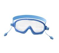 TISHITA Gafas de Natación para Niños con Lentes Impermeables Y Correa Ajustable Material en Silicona Y PC Función Antideslizante Adecuada para Nataci, Azul