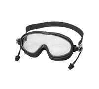 TISHITA Gafas de Natación para Niños con Lentes Impermeables Y Correa Ajustable Material en Silicona Y PC Función Antideslizante Adecuada para Nataci, Negro