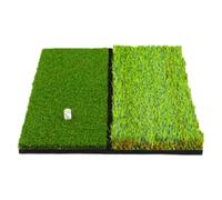TISHITA Golf Colchoneta de Entrenamiento Golf Hitting Pad Superficie Césped Artificial Base Antideslizante Plegable Portátil Absorbe Golpes Función Versátil a, Dos Piezas