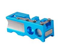 TISHITA Herramienta para Puntas de Taco Conformador de Punteras Reparador de Billar Pulidor Metálico Bruñidor con Diseño Ergonómico Y 16 Usos Adecuado para Sa, Azul
