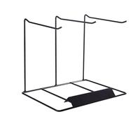 TISHITA Joyería Organizador Estante Expositor de Joyería Estructura de Hierro para Collares Pulseras Anillos Accesorios de Almacenamiento Adecuado para Regalo, 3FilaNegro 26x19x22cm, universal