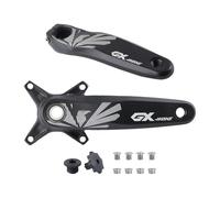 TISHITA Juego de Brazos de de Bicicleta,Juego de Bielas de Bicicleta Juego de Plato de Versátil,para Accesorios de Reparación de Bicicletas, Sin pedalier, Manivela de 17 cm.