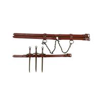 TISHITA Jumpsuit para Muñeca Miniatura Ropa Accesorios Figura Femenina Articulada con Material PU Cuero Y Aleación Estilo Minimalista Adecuado para Regalo Col, MarrÓn