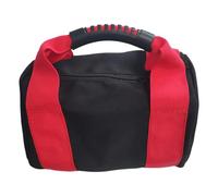 TISHITA Kettlebell Sandbag Saco de Arena Vacía Portátil para Fitness Y Musculación Bolsa Adaptable con Asa Cómoda Y Material Poliéster Adecuado para Deporte E, Rojo