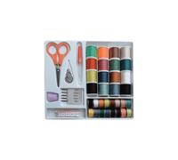 TISHITA Kit de Costura Manual Set de Coser Juego de Coser Maletín de Costura Caja de Costura con Múltiples Enhebrador Metálico y Cinta Métrica Material