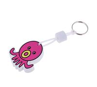 TISHITA Llavero Flotante Náutico con Cuerda de Alta Resistencia Anillo para Llaves de Espuma EVA Fácil de Y Identificar Apto para Re, Pulpo Rosa Fuerte