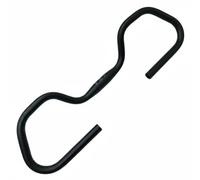 TISHITA Manillar de Bicicleta Curvo de Aluminio Barra de Dirección con Tubo Hueco y Acabado Pulido Abrazadera Aproximada de 32 Mm para Adecuado para Largas Entrenamiento Diario, Negro Arena