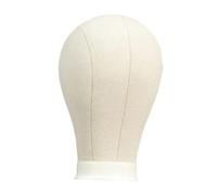 TISHITA Maniquí Cabeza Modelo Expositor Gorra Base Estable Porta Peluca Material Ligero de Lienzo Y Espuma Adecuado para Tiendas Comerciales Salones de Peluqu, Tamaño de la cabeza 58 cm