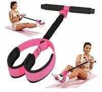 TISHITA Maquina Ligera con Pedales y Banda Elastica para Ejercicios Multiples con Espuma Ergonómica Que Evita Resbalones y Tubo Resistente al sgaste Acuado