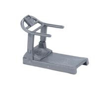 TISHITA Miniatura Fitness Modelo Equipo Gimnasio Miniatura Ejercicio Decoración Material PP para Accesorios de Maquetas Adecuado para Modelismo Escenas Fotogr, Rueda de Andar