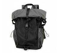 TISHITA Mochila para Hombre Mochila Casual Mochila de Senderismo Mochila Resistente y Liviana con Compartimento Principal Amplio Adecuada para Estudio Turismo Deportes, Array, Gris Oscuro