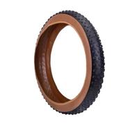 TISHITA Neumático de Bicicleta para Nieve con Cámara Interna Recambio para Neumáticos de Nieve Y ATV Caucho Resistente de Adecuado para Reparac, 26x4in Negro Marrón