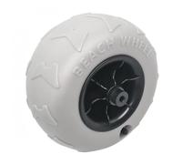 TISHITA Neumático Inflable para Playa Rueda para, 9 Pulgadas, Plateado Brillante, Orificio De 20.5mm
