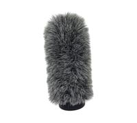 TISHITA Paraviento de Micrófono Profesional Funda Furry Filtro Portátil para Reducción de Ruido Por Viento Hecho de Piel Sintética Adecuado para, 24cm