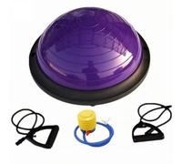 TISHITA Pelota de Equilibrio de Balance Estabilidad Entrenamiento Núcleo con Bomba Manual Material PVC Adecuada para Ejercicios en Casa Pilates Fortalecimiento Corporal Rehabilitación, Púrpura