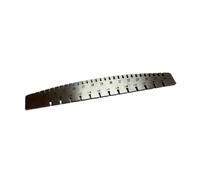 TISHITA Piano Calibrador de Cuerdas Medidor Regla de Alambre Herramienta de Afinación Metálica para Medir Diámetro Longitud Adecuado para Pianistas Luthiers M, Curvo