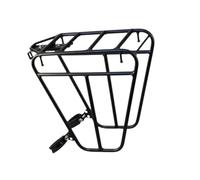 TISHITA Portaequipaje Delantero para Bicicleta con Rejilla de Metal Soporte de Carga Portabultos Resistente Y Accesorio Desmontable Adecuado para Adultos Ci
