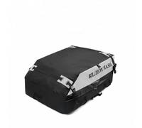 TISHITA Portaequipajes de Techo para Coche Bolsa Contenedor Maletero Blando Organizador con Cierre de Cremallera Resistente y Correas Ajustables Incluye, Negro con Accesorios Completos, 15 Cúbicos
