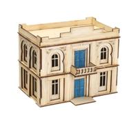 TISHITA Puzzle de Madera 3D Arquitectura Bloque Juguete Ensamblable Proyectos DIY con Función Educativa para Adultos Y Adolescentes Adecuado para, 2 Pisos