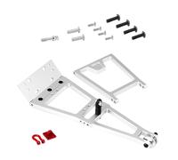 TISHITA RC Camión Grúa Remolque 1/10 Crawler Chasis Remolque Brazo Actualizado Brazo de Remolque RC Winch CNC Aleación Fácil Montaje Adecuado para Bricolaje E, Argén