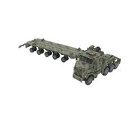 TISHITA Remolque en Miniatura Camión a Escala Tráiler de Transporte Kit de Maquetas Vehículo de Juguete Construcción Manos a en PP Adecuado para Regal, Verde