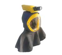 TISHITA Respiración Eléctrico con Suministro Continuo y Visor Claro para Trabajos Pintura y Pulverización con Protección Cabeza y Cuello Acuado para Operarios Taller