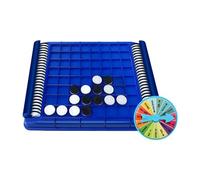 TISHITA Reversi Juego de Mesa Estrategia Tablero Fichas Educativo Portátil Clásico Jugadores Adecuado para Aprendizaje Entretenimiento Viajes Hogar, con Disco de penalización