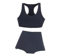 TISHITA Ropa para Muñecas de Acción Conjunto de Prendas Femeninas Deportivas Accesorios de Moda Chaleco Y Short Material Cómodo Adecuada para Obsequios Y Cole, Azul Oscuro
