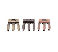 TISHITA Silenciador para Violín Metal Accesorio de Práctica Mute Reducción de Ruido Instalación Sencilla Material Resistente Adecuado para Estudios Musicales, 3 colores