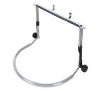 TISHITA Soporte para Armónica Abrazadera de Cuello para Arpa Estante Manos Libres Ajustable Arnés para de Construcción Duradera Adecuado para Act, Plateado