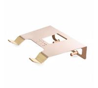 TISHITA Soporte para Bicicleta de Pared Colgador Gancho Estante Estructura Metálica de 3 Mm con Brazos Frontales y Pines de Madera Soporte de 30 Kg para , Blanco Cálido